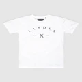 Xander - Barracks Tee Youth - Short Sleeve T-Shirts (White) Barracks Tee - Youth