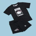 adidas Originals - Hello Kitty Short Tee Set – Kids - 2 Piece (Black) Hello Kitty Short Tee Set – Kids
