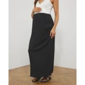Atmos&Here Maternity - Eden Maternity Column Skirt - Skirts (Black) Eden Maternity Column Skirt