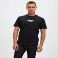 Calvin Klein - Cut Through Logo T Shirt - T-Shirts & Singlets (CK Black) Cut Through Logo T-Shirt