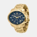 Maserati - Successo 44mm Yellow Gold Chronograph - Watches (Gold) Successo 44mm Yellow Gold Chronograph