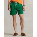 Polo Ralph Lauren - Traveler Classic Swim Trunks - Swimwear (Primary Green & Kayak) Traveler Classic Swim Trunks