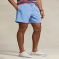 Polo Ralph Lauren - Classic Traveler Mid Trunks - Swimwear (Harbor Island Blue) Classic Traveler Mid Trunks