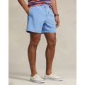 Polo Ralph Lauren - Classic Traveler Mid Trunks - Swimwear (Harbor Island Blue) Classic Traveler Mid Trunks