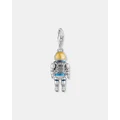 THOMAS SABO - Charm Pendant Astronaut with Colourful Stones - Jewellery (Silver) Charm Pendant Astronaut with Colourful Stones