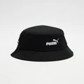 Puma - Ess No 1 Logo Bucket Hat - Hats (Puma Black) Ess No 1 Logo Bucket Hat