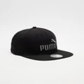 Puma - Ess Flatbrim Cap - Headwear (Puma Black) Ess Flatbrim Cap