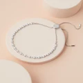 Swarovski - Subtle Trilogy bracelet, Round cut, White, Rhodium plated - Jewellery (White & Rhodium Plating) Subtle Trilogy bracelet, Round cut, White, Rhodium plated