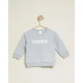 Bonds Baby - Tech Pullover Babies - Sweats (New Grey Marle) Tech Pullover - Babies