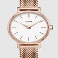 Cluse - Boho Chic Petite Mesh - Watches (Rose Gold) Boho Chic Petite Mesh