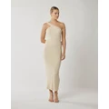 MVN - Urban Cosmo Knit Dress - Bodycon Dresses (Stone) Urban Cosmo Knit Dress
