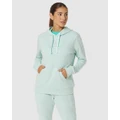 ASICS - French Terry Pullover Hoodie Women's - Hoodies (Pale Blue) French Terry Pullover Hoodie - Women's