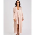 Love and Lustre - Silk Robe - Sleepwear (Pink) Silk Robe