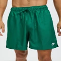 Nike - Club Flow Shorts - Shorts (Malachite & White) Club Flow Shorts