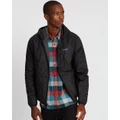 Patagonia - Diamond Quilted Bomber Hoodie - Hoodies (Black) Diamond Quilted Bomber Hoodie