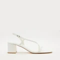 Atmos&Here - Betty Heels - Heels (White Leather) Betty Heels