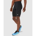 ASICS - Road Sprinter Shorts - 1/2 Tights (Performance Black) Road Sprinter Shorts