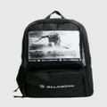 Billabong - Juggernaught 30 L Large Surf Backpack For Men - Bags (BLACK/WHITE) Juggernaught 30 L Large Surf Backpack For Men
