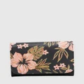 Billabong - Tropics Tri Fold Wallet For Women - Wallets (BLACK PEBBLE) Tropics Tri Fold Wallet For Women