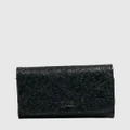 Billabong - On Vacation Tri Fold Wallet For Women - Wallets (BLACK) On Vacation Tri Fold Wallet For Women