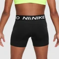 Nike - Pro Leak Protection Dri FIT Shorts Teens - Shorts (Black & White) Pro Leak Protection Dri-FIT Shorts - Teens