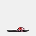 Nike - Kawa Slide SE - Sandals (Black/White/Pink Rise) Kawa Slide SE