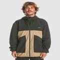 Quiksilver - Mens High Horizon Hooded Windbreaker Jacket - Coats & Jackets (TARMAC) Mens High Horizon Hooded Windbreaker Jacket