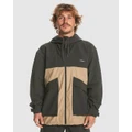 Quiksilver - Mens High Horizon Hooded Windbreaker Jacket - Coats & Jackets (TARMAC) Mens High Horizon Hooded Windbreaker Jacket