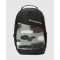 Quiksilver - Mens Schoolie 2.0 30 L Large Backpack - Backpacks (CAMO) Mens Schoolie 2.0 30 L Large Backpack