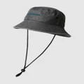 Quiksilver - Mens Buckology Bucket Hat - Hats (BLACK/BLACK) Mens Buckology Bucket Hat