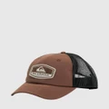 Quiksilver - Mens Spear Back Trucker Cap - Headwear (CANTEEN) Mens Spear Back Trucker Cap