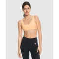 Roxy - Heart Into It Low Support Sports Bra For Women - Sports Tops & Bras (PEACH FUZZ) Heart Into It Low Support Sports Bra For Women