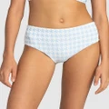 Roxy - Check It Hipster Bikini Bottoms For Women - Bikini Bottoms (BEL AIR BLUE) Check It Hipster Bikini Bottoms For Women