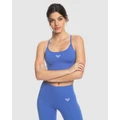 Roxy - Chill Out Seamless Low Support Sports Bra For Women - Sports Tops & Bras (ULTRA MARINE) Chill Out Seamless Low Support Sports Bra For Women