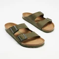 Birkenstock - Arizona Regular Vegan Unisex - Sandals (Thyme) Arizona Regular - Vegan - Unisex