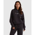 Billabong - Society Pullover Hoodie For Women - Crew Necks (BLACK SANDS) Society Pullover Hoodie For Women