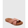 Billabong - Avila Slide Sandals For Women - Flats (SWEET PEACH) Avila Slide Sandals For Women