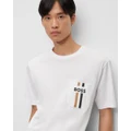 BOSS - Tessin T Shirt - T-Shirts & Singlets (White) Tessin T-Shirt