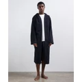 BOSS - French Terry Robe - Sleepwear (Black) French Terry Robe