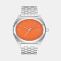 Nixon - Time Teller Watch - Watches (Silver & Mandarin) Time Teller Watch