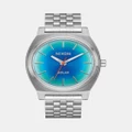 Nixon - Time Teller Solar Watch - Watches (Silver & Rainbow) Time Teller Solar Watch