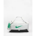 Nike - Training Duffel Bag (Medium 60L) - Duffle Bags (Light Silver, Black & Stadium Green) Training Duffel Bag (Medium 60L)