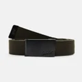 Pull&Bear - Black Stwd Fabric Belt - Belts (Green) Black Stwd Fabric Belt
