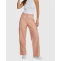 Roxy - Lefty Cargo Trousers For Women - Pants (CAFE CREME) Lefty Cargo Trousers For Women