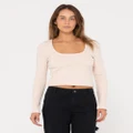 Rusty - Scarlett Ribbed Long Sleeve Top - Tops (COC) Scarlett Ribbed Long Sleeve Top