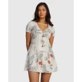 RVCA - Tropicalsy Mini Dress For Women - Dresses (BLEACHED) Tropicalsy Mini Dress For Women