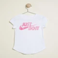 Nike - JDI Swoosh Split T Shirt Kids - Clothing (Blue) JDI Swoosh Split T-Shirt - Kids