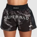RVCA - Seniesa Boxing Boxing Shorts - Shorts (BLACK) Seniesa Boxing Boxing Shorts