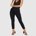 Spanx - The Perfect Black Pants, Ankle 4 Pocket - Pants (Black) The Perfect Black Pants, Ankle 4-Pocket