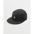Volcom - Full Stone Dad Hat - Headwear (Black) Full Stone Dad Hat